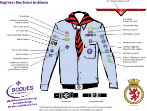 Netley Explorer Sea Scout uniform